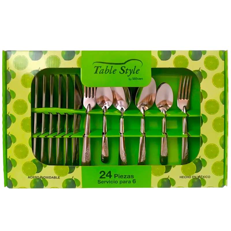 [B328024B] FRESNO, Set de 24 piezas