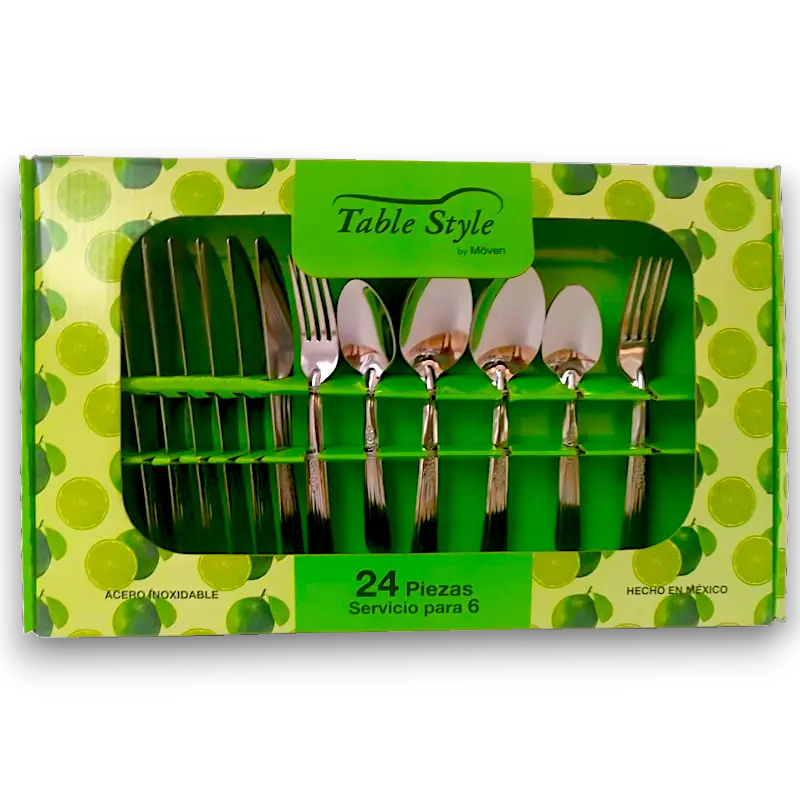 GARDENIA, Set de 24 piezas