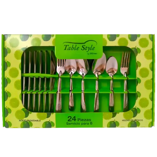 [B328024B] FRESNO, Set de 24 piezas